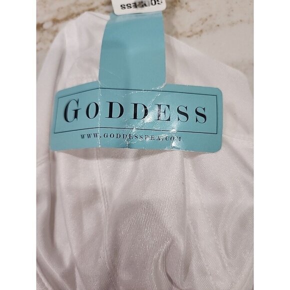 Goddess White Longline Corset Bustier Strapless Bra NWT Women's 34FF - Picture 9 of 9